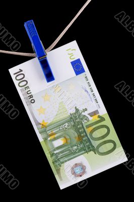 paper currency euro closeup