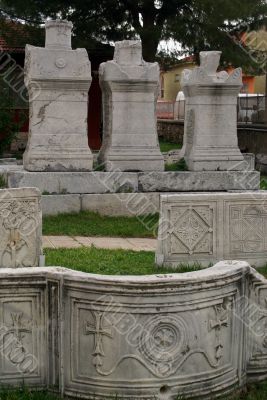 Grave stones