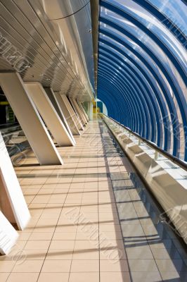 Interior of the business bridge Bagration