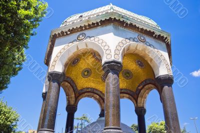 German fountain in Istanbul