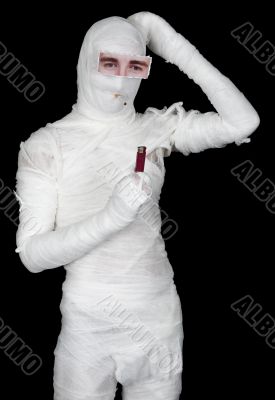 Mummy with eye and lighter