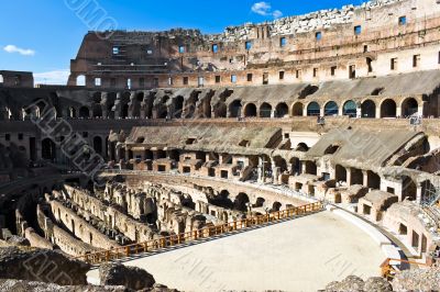 Inside Roman Colosseum