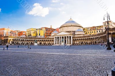 Piazza Plebiscito in Naples