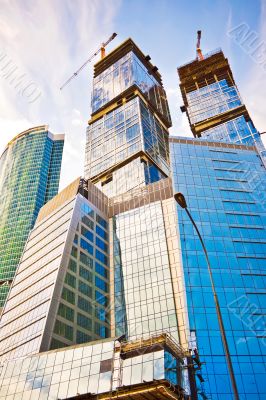High skyscrapers