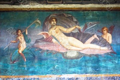 Venus fresco in Pompeii