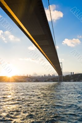 Bosphorus Bridge at sunset