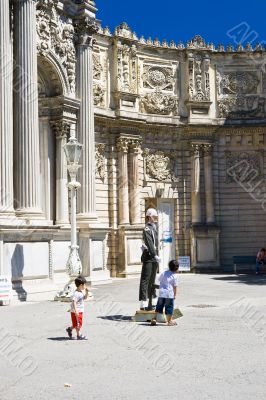 Dolmabahce palace entrance