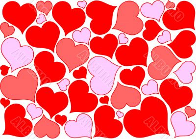 Valentine hearts
