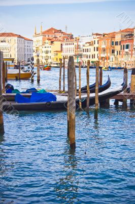 Gondolas on Grand Canal