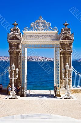 Dolmabahce gate