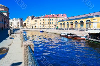 Canal in Saint Petersburg