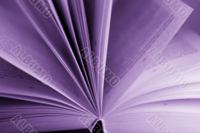 opened book