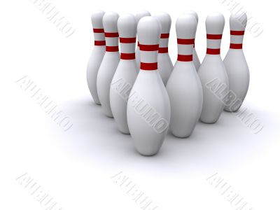  bowling pins
