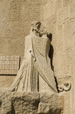 Details of Sagrada Familia in Barcelona