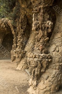 park guell. barcelona. antonio gaudi
