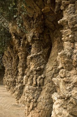 park guell. barcelona. antonio gaudi
