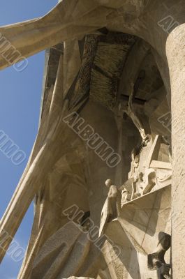 Details of Sagrada Familia in Barcelona