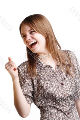 Girl laughing