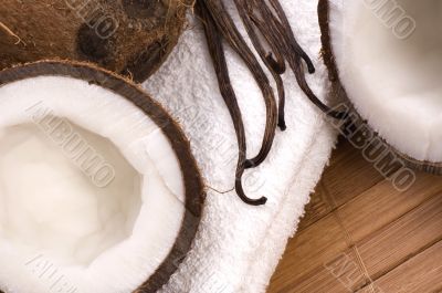 coco and vanilla bath