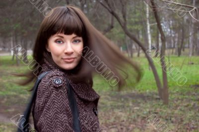Flying hair