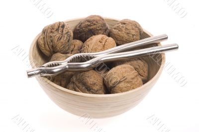 walnuts and nutcracker