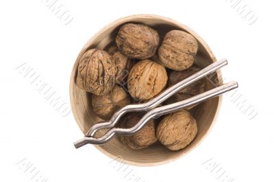 walnuts and nutcracker