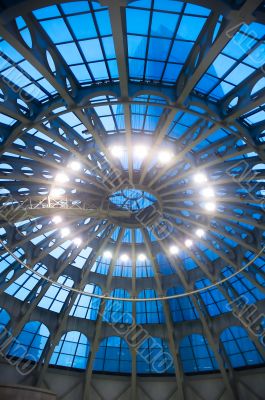 glass dome ceiling