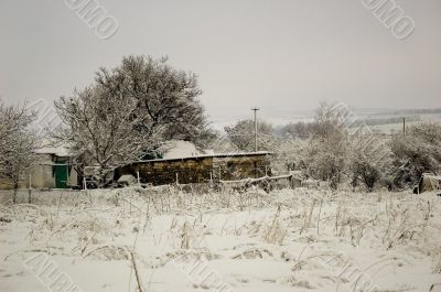 winter cabin