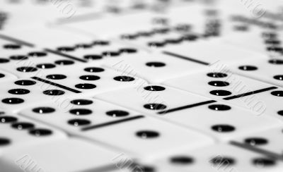 Background from dominoes