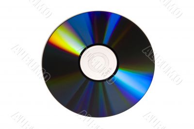 DVD isolated on white