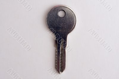 Key isolated on white.