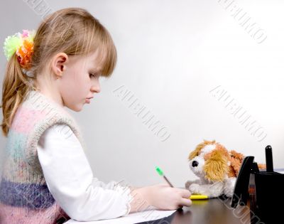 drawing girl