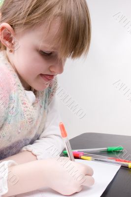 drawing girl