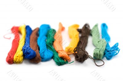 Hank of the colour threads 3