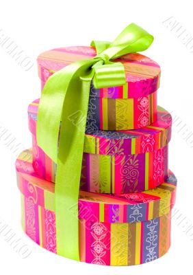 colorfull gift boxes
