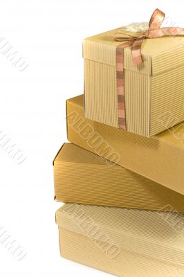 stack of cardboard boxes