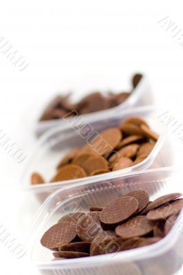dark and milk chocolates