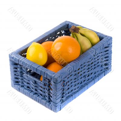 basket with fruits