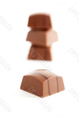 Chocolates on White