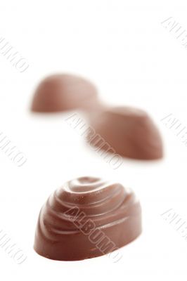Chocolates on White