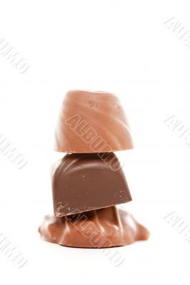 Chocolates on White
