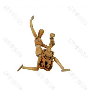 Rocking out to music