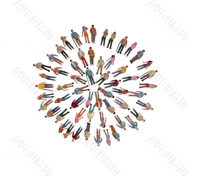 People representing humanity