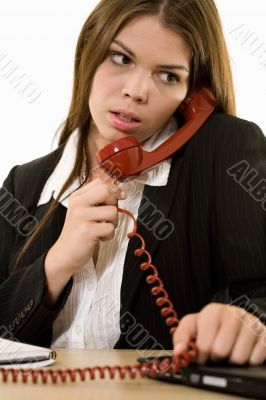 Woman on the phone