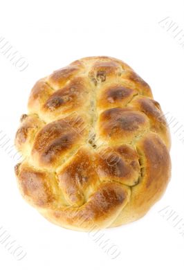 Baking bun with sultana