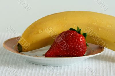 Strawberry and banana