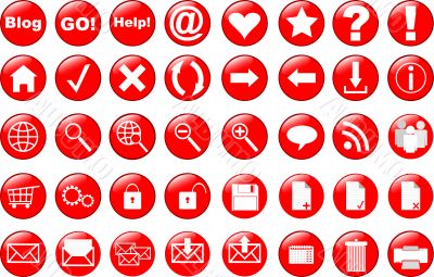 web icons set