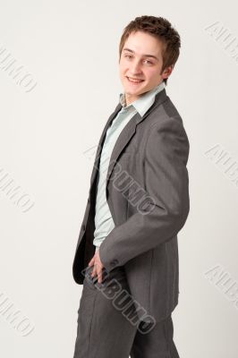 smiling young businessman