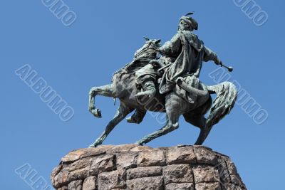 Statue of Hetman Bogdan Khmelnytsky in Kiev