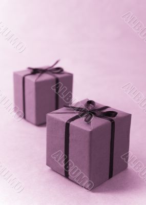 two gift boxes